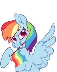 Rainbow Dash Regenbogenflagge